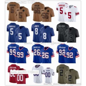 2023 Salute To Service Jersey 5 Kayvon Thibodeaux 26 Saquon Barkley 8 Daniel Jones 97 Dexter Lawrence II 29 Xavier McKinney 78 Andrew Thomas 3 Sterling Shepard