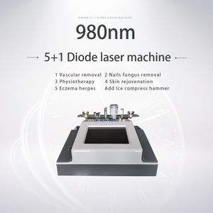 High Power 980Nm Diode Laserkärl Vaskulär borttagningsmaskin för spindelår Behandling Naglar Fungor Borttagningsenhet