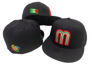 Nowy mody Mexico M list baseball czapki w stylu letni kość gorra men marki kobiety unisex hiphop pełne zamknięte czapki m-3