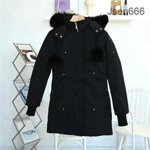 Mooses Knuckles Puffer invernale impermeabile bianco anatra cappotto mantello moda uomo e donna Mooses Knuckles giacca coppie versione casual per mantenere la giacca Moose 29BJ