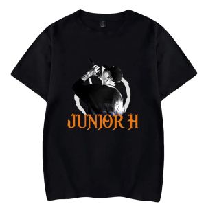 Мужская футболка, модная забавная футболка Junior H Merch, мужская летняя повседневная мужская футболка, хипстерская футболка в стиле хип-хоп, уличная одежда Homme