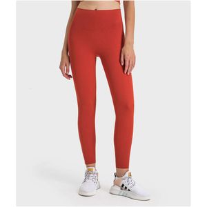 Lu Lu Align Limoni Pantaloni da yoga Pantaloni da jogging all'aperto Palestra Leggings a vita alta Fitness Collant sportivi a costine Abbigliamento da donna Offerta Spedizione gratuita