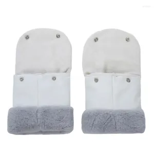 Barnvagnsdelar Universal Pram Hand Warmer Fleece -fodrade handskar för kallt väder Stay Warms medan du trycker på din hållbara