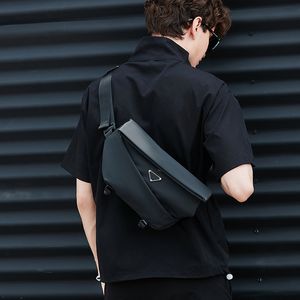 Bolsa transversal de vento com ferramentas, bolsa mensageiro japonesa funcional para ciclismo masculina, bolsa de ombro esportiva multifuncional, mochila leve masculina