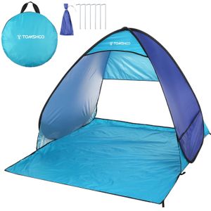 Tält och skyddsrum Automatisk Instant Pop Up Beach Tent Ultralight Outdoor Camping Sun Shelter Tent Canopy Cabana med Carry Bag 231021