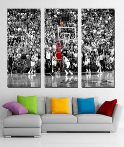 3 panel koszykówki Wall Art Malowanie na płótnie do salonu Plakat domu Plakat Drukuj obraz Cuadros Decorativos8217398