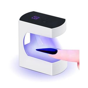 Nail Dryers Drying Lamp UV 6LED Mini Dryer Manicure Machine With USB Cable Gel Polish Home Travel Use 231020