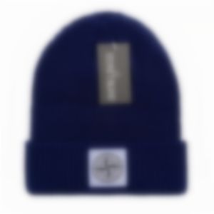 Designer Winter-Strickmütze STONE Hut Mode Motorhaube elegante Herbstmütze für Damen Herren ISLAND Totenkopf Outdoor 17 Farben Hüte Beanie S-9
