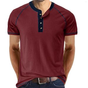 T-shirts pour hommes Intérieur Extérieur Pantoufle Mâle Printemps Et Été Rétro Business Casual Voyage Multi Boutons O Hommes Petite Chemise Ensemble Hommes