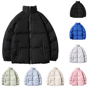 Designer man down jacket mens winter coat lovers stand on the street casual fashion thickened to keep warm and rain out mens puffer coat multiple color options