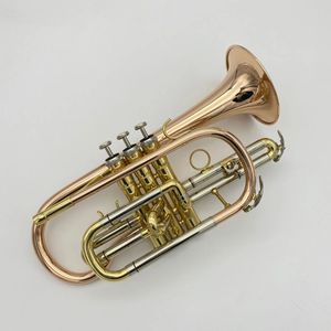 Strumento jazz per corno a tromba con tono professionale prodotto in bronzo fosforoso di alta qualità in si bemolle
