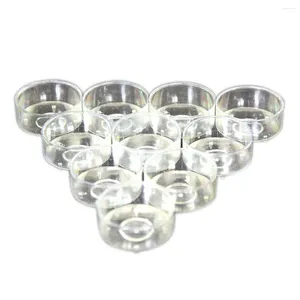 Świece 100 szklanki przezroczyste przezroczyste kubki do robienia ośrodka z koła