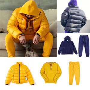 24 NOWA Zimowa gęsi kurtka dres dressUt Nocta projektant bluzy sporty sportowe set mężczyzn kobiety Kobieta parka technik polaru garnitury biegowe joggers