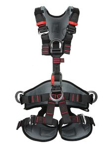 Climbing Harnesses XINDA Outdoor Rock Climbing Harness Full Body Safety Belt Anti Fall Removable Gear Five-point Altitude Protection Equipment 231021