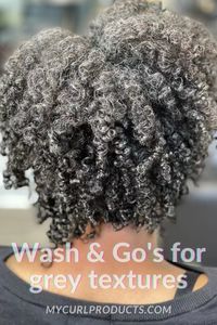 Wash &go salt and pepper grey texture kinky curly short afro human hair wigs none lace machine made for black women No glue best fabulous