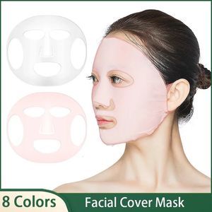 Göz Masajı 8 Renk 3D Silikon Maske Kulak Asma Anti Damla Nemlendirici Gerilebilir Sabit Kapak Maskesi Yeniden Kullanılabilir Cilt Bakım Araçları 231020