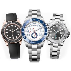 Yacht Mens 시계 자동 40mm 기계 설계자 시계 사파이어 유리 클래식 접이식 스트랩 슈퍼 빛나는 워터 시계 Montre De Luxe Jason007 AAA