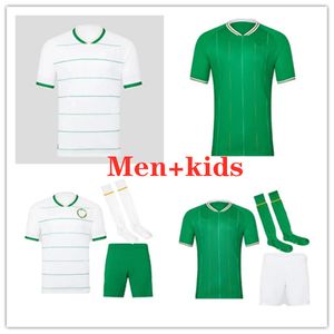 2023 Irlanda Home Away Jerseys Kids Kit Doherty Duffy 23 24 Seleção Nacional Egan Brady Keane Hendrick McCabe Camisa de Futebol Homens Crianças Uniforme