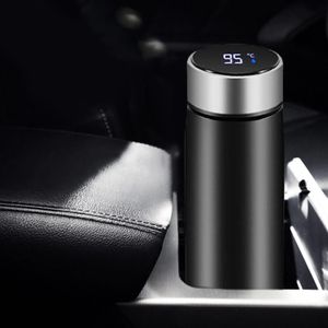 Tazze Tazza riscaldante per auto portatile Tazza riscaldata per auto Bicchiere Riscaldatore intelligente per tazze Tazza da viaggio riscaldata elettrica per caffè Latte Scaldaacqua da viaggio 231020