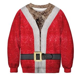 Felpe con cappuccio da uomo Felpe Stampa 3D Natale Moda Uomo Donna Tute Girocollo Maglione Hip Hop Taglie forti S-7XL Harajuku Stagioni Casual 231021