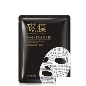 Andra hälsovårdsartiklar Bioaqua Hydrating Magnetic Face Mask Peel av rengöring av fuktgivande oljekontrollporer för ansiktshud med DHRQI