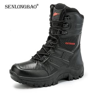 GAI Dress Military Tactical Mens Waterproof Leather Desert Combat Ankle Boot Army Work Men's Shoes Couple Motorcycle Boots 231020