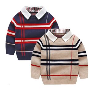 Cardigan Children Clothes Winter Warm Top 2 8Y Boy Long Sleeve Sweater Knitted Gentleman Kids Spring Autumn Baby 231021