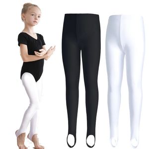 Dancewear Ragazze Bambini Balletto Staffa Calzamaglia Collant Bambino Leggings per danza Cotone Spandex Yoga Ginnastica Pantaloni da ballo 231020