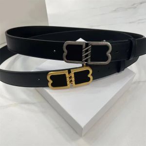 Womens Designer Belt Mens Belt Luxury Belts Silver Buckle Cintura Black Leather Waistbands For Women Fashion Gold Letters Width 2.3/3.8cm -4