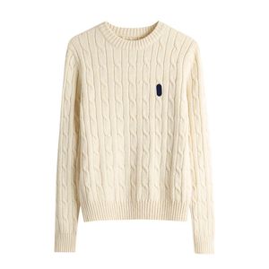 Kobiety Sweters Designerskie Women Ralph Sweters V-dół Sweater Hip Hop Fashion Laurens Szczupły dzianin