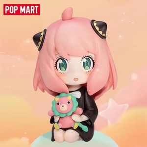 Blind Box Popmart Spy X Family Anya Series Box Toys Söta figurer Doll Mystery Kawaii Model Surprise Bag For Girls Birthday Present 231020