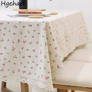 Stół prostokątny koronkowy dekoracyjny kwiatowy obrus płaski i bawełniany pokrowca do jadalni piknik kominek de mesa ins nowoczesny 231020