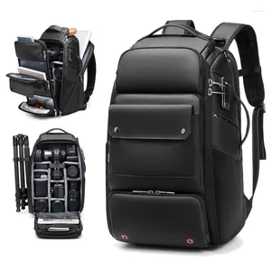 Mochila de viagem câmera SLR profissional com suporte de tripé destacável em um laptop anti-roubo 40L de 17 polegadas