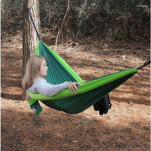 Camp Furniture Inflatable Hammock Outdoor Swing For Adults And Children Anti Rollover Camping Mosquito Nets Equipment