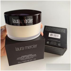 Pó facial Laura Mercier Loose Setting Translúcido Contorno Corretivo Fundação Fix Maquiagem Fl Erage Mineral Iluminador Matte Drop Dhupy