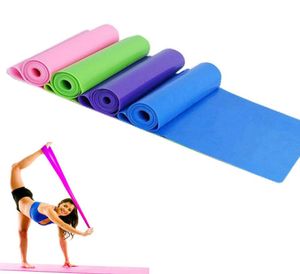 15M TPE TPR Yoga Band Elastic Fitness Trainingプレート抵抗拡張バンドエクササイズベルト1736772