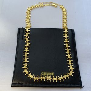 CELI Pendant Necklaces designer Fashion necklace gold Letter gemstone Women Trendy Personality Wedding Engagement PartyBrand Jewelry