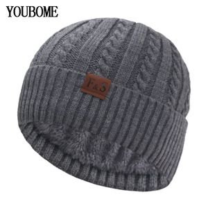 Wide Brim Hats Bucket Beanies Knitted Hat Mens Winter For Women Skullies Brimless Cap Gorras Bonnet Sport Male Beanie Warm Thick 231020