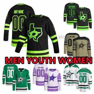 Özel Hokey Formaları Dallas'''stars'''Mens 91 Tyler Seguin 14 Jamie Benn 20 Ryan Suter 16 Joe Pavelski 63 Evgenii Dadonov 10 Dellandrea 18 Do