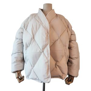Kvinnor Down Parkas Design Kvinnor Vinter Solid Sashes Coat Kvinnlig Tjock högkvalitativ elever Outwear Sweet Jacket Size 231020