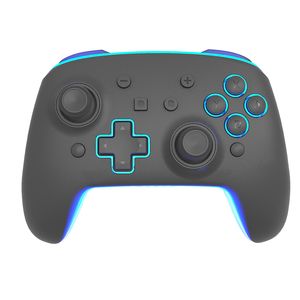 Spielkonsole, neuer schwarzer Erscheinungsbildschalter, kabelloser Bluetooth-Multiplattform-Gamecontroller, sechsachsige somatosensorische Dual-Vibrations-Makroprogrammierung, PS4-Spiel