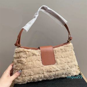 Designer-Damen-Chian-Unterarmtasche, luxuriöse Handtaschen, Chian-Umhängetasche, große Kapazität, Winter-Baguette