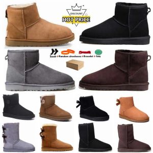 Stivali australiani Altezza piattaforma Donna Classico Ultra Mini Piattaforma Top Inverno Neve Designer Tasman Tazz Stivali di pelliccia Pantofole Caviglia Sherpa Maglione Lettera