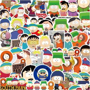 Bilklistermärken 50st South Park Cartoon Figur iti barn leksak skateboard telefon bärbar dator lag klistermärke dekaler släpp leveransmobiler motorcyc dhdtf