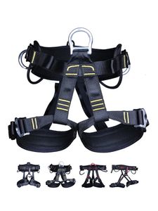 Climbing Harnesses XINDA Outdoor Hiking Rock Climbing Half Body Waist Support Safety Belt Working at heights Harness Aerial sports Equipment 231021