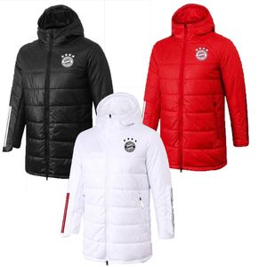 2023 2024 BR Football cotton-padded winter warm long-sleeved hooded football cotton-padded jacket