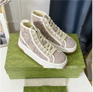 Guuchi G Sneaker Tennis Designers Guxci 1977s Canvas Castary Shoe Women Men Shoes Ace Rubber Sole Embroidered Beige Washed Jacquard Denim Fashion Classic Ab05 Guuui