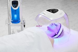 Coréia o2toderm LED Solutions faciais de cúpula O2Derm Oxigênio Jato O2 Derm Facial O2toderm Machine