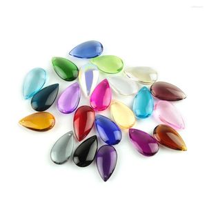 Chandelier Crystal Wholesale 38mm 440pcs Multicolor Smooth Water Drop Pendant Prism DIY Suncatcher Home Wedding Marrige Decor