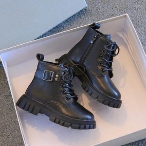 Boots Fashion Children for Boys Girls Girl Tube Kids Autumn Inverno Europeo Tide Motorycle Wateroproof 26-36Siz